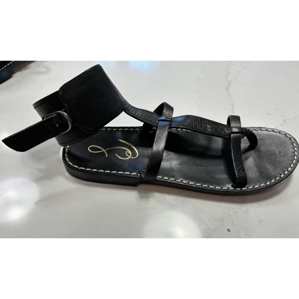 Sam Edelman black all leather sandals 9 - Picture 4 of 5